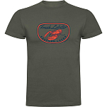 Kruskis CA65500138C072 Футболка с коротким рукавом Fresh Lobster Зеленый Dark Army Green S