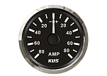KUS Ammeter up to 80 A / 52 mm / stainless steel 33464-bvs