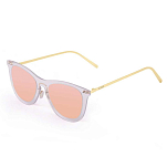 Ocean sunglasses 23.25 Солнцезащитные очки Genova Pink Mirror Transparent White / Metal Gold Temple/CAT2