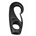 Plastimo 44035 Polyamide Eye Зажим-Крючок Черный Black 6 mm 