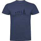 Купить Kruskis CA65500386S133 Футболка с коротким рукавом Evolution Sail Голубой Denim Blue L 7ft.ru в интернет магазине Семь Футов