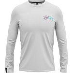 Hotspot design 010004805 Футболка с длинным рукавом Tuna Белая Light Grey 2XL