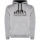 Купить Kruskis SU1067035802S006 Толстовка с капюшоном Evolution By Anglers Two-Colour Серый Heather Grey / Black L 7ft.ru в интернет магазине Семь Футов