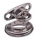 Купить Plastimo 18227 Twisted Clinch Plate Кнопки Черный  4 pcs 28 x 8 mm  7ft.ru в интернет магазине Семь Футов