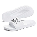 Купить Puma 372279-02-160 Шлёпанцы Popcat 20 Puma White / Puma Black 32x20x10 EU 37 7ft.ru в интернет магазине Семь Футов
