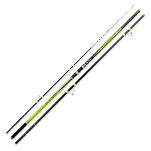 Kali 50733 Custom H Fuji LR Alconite Удочка Для Серфинга Серебристый Yellow / Black 4.20 m