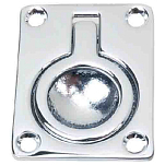 Perko 9-1103DP0CHR Flush Pull звенеть Серебристый