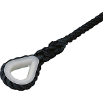 Plastimo 70478 7047 12 m полиэфирная веревка Серебристый Black 16 mm