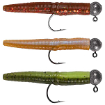 Korum Z0660026 Snapper Floatex Squirmz Мягкая Приманка 75 мм Многоцветный Toxic Frog