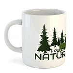 Kruskis 42611C342 Кружка Natural 325ml  White