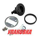 Ручка для люка врезная, утапливаемая, черная, 38мм (упаковка из 10 шт.) Marine Rocket MR12064_pkg_10