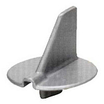 Super marine ANO04411 Yamaha 150-200HP Триммер. цинковый анод  Grey 76 x 92 mm