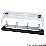 Heavy-Duty bus bar with cover, 14.309.19