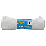 Seachoice 50-90010 Terry Полотенца 6 единицы измерения Белая White 35.6 x 43.2 cm 