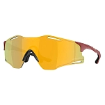 Oakley OO9512-0339 Солнцезащитные очки Cybr zero Желтый Matte Iron Red Prizm 24K/CAT3