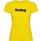 Купить Kruskis 11502302ms286 Футболка с коротким рукавом Word Fishing Yellow 30x25x2 7ft.ru в интернет магазине Семь Футов