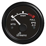 Wema 648204 Blackline 12-24V Стандартный индикатор уровня воды США  Black 52 mm