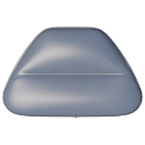 Купить Надувное сиденье в нос лодки (80х47х29 см) (Цвет фурнитуры для лодок Серый) Seat_nos_5 7ft.ru в интернет магазине Семь Футов