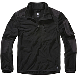 Brandit 4037-2-5XL Флисовая кофта с полумолнией Troyer Ripstop Черный Black 5XL