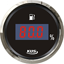 Купить Цифровой указатель уровня топлива KUS BS KY20001 Ø52мм 12/24В IP67 0-190Ом 0-100% чёрный/нержавейка 7ft.ru в интернет магазине Семь Футов