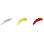 Berkley 1345790 Powerbait Honey Worm Garlic Многоцветный Yellow 25 mm 