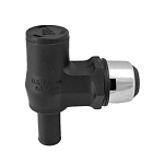 Plastimo 421003 Вентиляция топливного бака Серебристый Black 16 mm