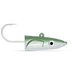 Fiiish CSE226 Crazy Sand Eel Deep Джиг-голова 2 единицы измерения Серебристый Pearl Green 90 g 