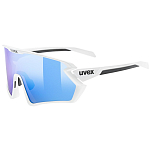 Uvex S5330268806 Фотохромные солнцезащитные очки Sportstyle 231 2.0 Supravision White Matt Supravision Mirror Blue/CAT2