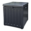 Купить Gardiun NT076 Soften Small 76L Коробка из смолы для хранения на открытом воздухе  Black 42.8x42.8x46.40 cm 7ft.ru в интернет магазине Семь Футов