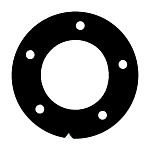 Sierra 11-64082 Прокладка датчика уровня топлива Серебристый Black