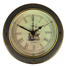 Купить Старинные часы с парусником Nauticalia 6743 Ø120мм из латуни 7ft.ru в интернет магазине Семь Футов