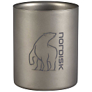 Купить Nordisk 119011 Титановая кружка с двойными стенками 450ml Серебристый Grey 7ft.ru в интернет магазине Семь Футов