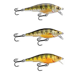 Live target YP115S106-UNIT Yellow Perch Jerkbait Suspending Пескарь 115 mm 35g Золотистый Florescent / Matte