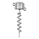 Купить Fox rage NJX127 Super Screws Джиг-голова Серебристый Silver 25 g  7ft.ru в интернет магазине Семь Футов