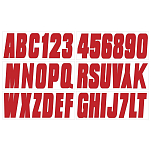Trac outdoors 328-RED350EC Series 350 Регистрационное письмо Красный Red