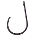 BKK AKBR4016 одноглазый крючок SS Inline Heavy Circle Black 6/0