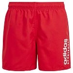 adidas it2687/158 плавательные шорты Sportswear Essentials Logo CLX Better Scarlet / White 20x17x4 11-12 Years