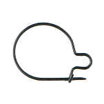 Mivardi M-ACREMC10 Maggot Скрепки Для Бумаг Черный Silver 10 mm 