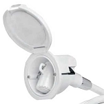 Plastimo 67542 Душ с круглой крышкой  White / Black
