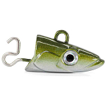 Fiiish BE1261 Black Eel Shore Джиг-голова 2 единицы измерения Золотистый Khaki 20 g 