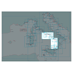 Istituto idrografico 100012 Diamante-Capo Cozzo Морские карты Бесцветный