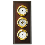 Autonautic instrumental EMT Pacific Series Панель метеостанции из золотой латуни Black / Gold 120 mm