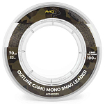 Avid carp A0560009 Snag Мононить 100 m Зеленый  Camo 0.700 mm 