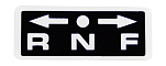 Наклейка, маркировка (R-N-F) Suzuki DF4-140A/DT9.9-40 2113191J00YAY
