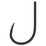 Gamakatsu 185245-01000-00000-00 Pro-C Powercarp A1 Крючки С Одним Глазком Black 10