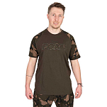 Fox international CFX273 Футболка с коротким рукавом Outline Зеленый Khaki / Camo S