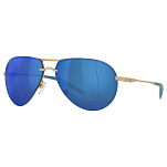 Costa 06S6006-60060861 Зеркальные поляризованные солнцезащитные очки Helo Matte Champagne Blue Mirror 580P/CAT3