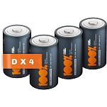 Gp batteries GD126 ГД126 Д-Лр20 Щелочная батарея 4 единицы Серебристый Multicolor