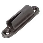 Clamcleat 181280 Tubular Cleat Clamp  Black 80 mm