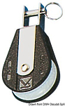 Одношкивный блок с поворотной вилкой Viadana Plastinox 45 мм 370 - 750 кг 10 мм, Osculati 55.102.01